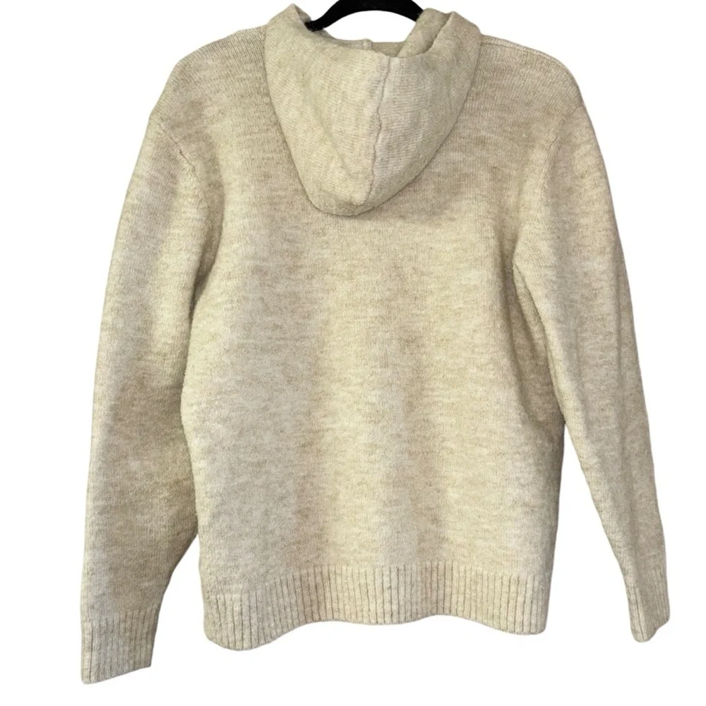 Old Navy Go Recycled Pullover Hoodie Cream Color Women’s L Cozy Comfortable